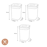 Ensemble de 3 boîtes de rangement OXO Value Set POP 