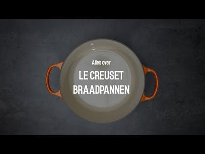 Le Creuset - Mini rôtissoire/plat à ragoût citrouille orange-rouge 0,35 L