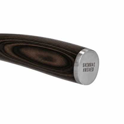 Shinrai Knives – 3-teiliges Messerset mit Damaszener-Print – Kochmesser + Santoku + Schälmesser