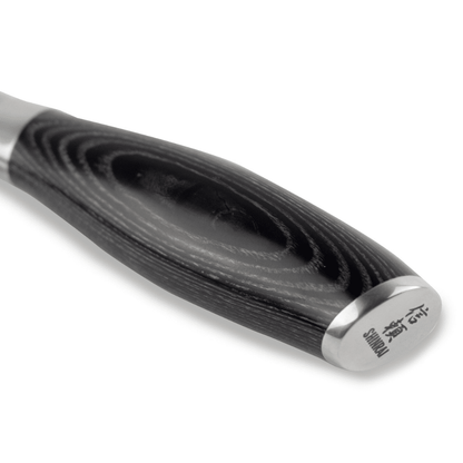 Shinrai Knives - Damast Pakka Holz - Damaszener Santoku 18 cm