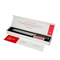 Shinrai Knives - Ensemble de 2 couteaux en damas martelé BR - Couteau de chef + Couteau à pain