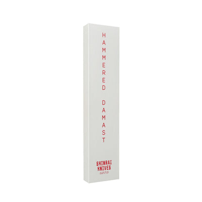 Shinrai Knives - Gehämmertes Damast BR Damast Santoku 18 cm