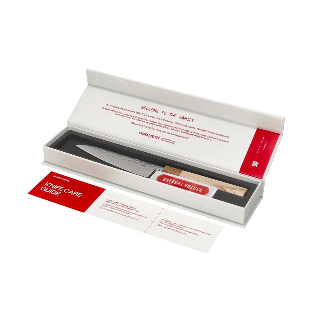 Shinrai Knives - Kirameki Damascus 8-delige messenset Messenset Shinrai Knives 