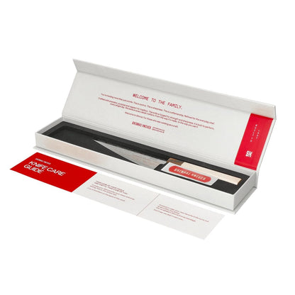Couteaux Shinrai - Coffret de 8 couteaux Kōyō Damas