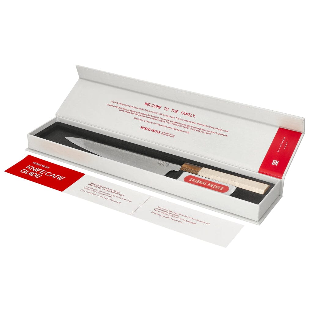 Couteaux Shinrai - Coffret de 8 couteaux Kōyō Damas