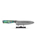 Shinrai Knives - Perlmutt Juwelen Damascus Santokumesser 18 cm