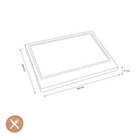 Shinrai Knives Snijplank Acacia hout - Type 1 Houten snijplank Shinrai Knives 