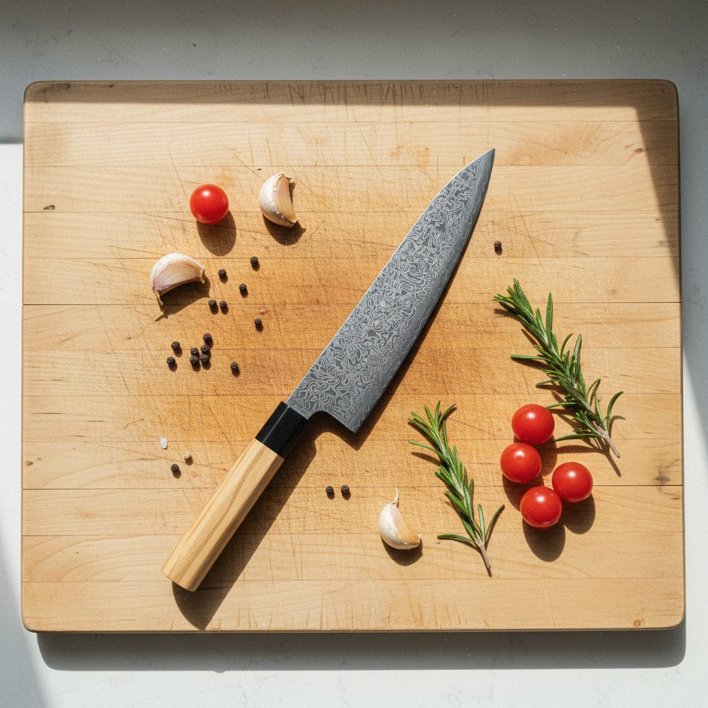 Shinrai Knives - Takumi Kaza 7-delige Damascus Messenset Messenset Shinrai Knives 