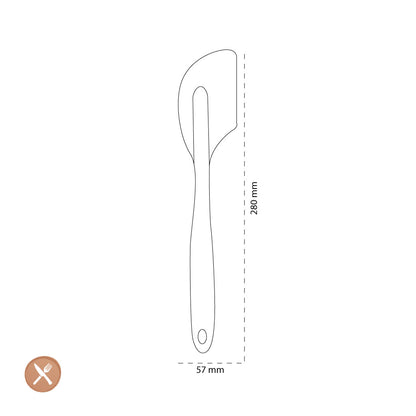 Tools2Cook - Silikonspatel Schwarzer Pfeffer