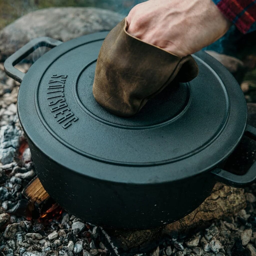 Skottsberg - Cast Iron Braadpan 28 cm rond met deksel Braadpan Skottsberg 