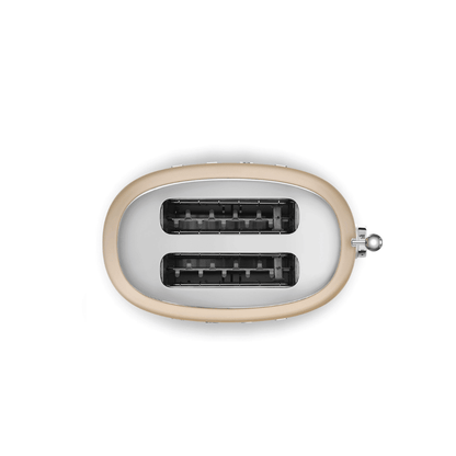 Smeg - Grille-pain | Champagne | Grille-pain 2x2 Smeg