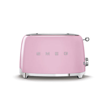 Smeg - Broodroosters | Roze | Jaren 50 | Toaster 2x2 Broodrooster Smeg 