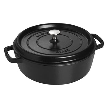 Cocotte basse Staub 28 cm noire