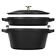Staub - Stack 2-teiliges Set 24 cm - schwarz