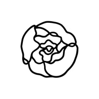 Tools2Cook - Siliconen Onderzetter Peony Black Onderzetter Tools2Cook 