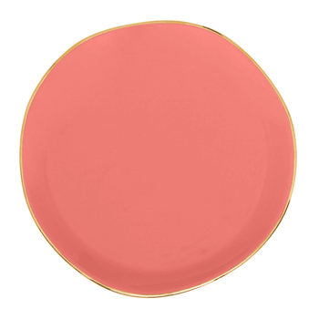 Culture de la nature en milieu urbain - Bonjour - Assiette - Corail - Ø17 cm