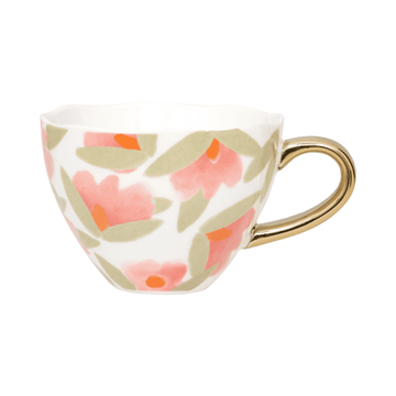 Culture de la nature en ville - Bonjour - Mug cappuccino - Corail brûlé Culture de la nature en ville