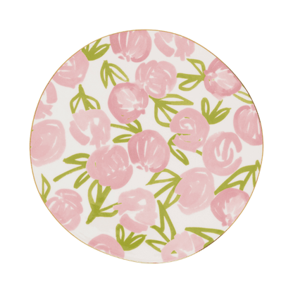 Culture de la nature urbaine - Bonjour - Assiette à gâteau - Palesa rose flamant Culture de la nature urbaine