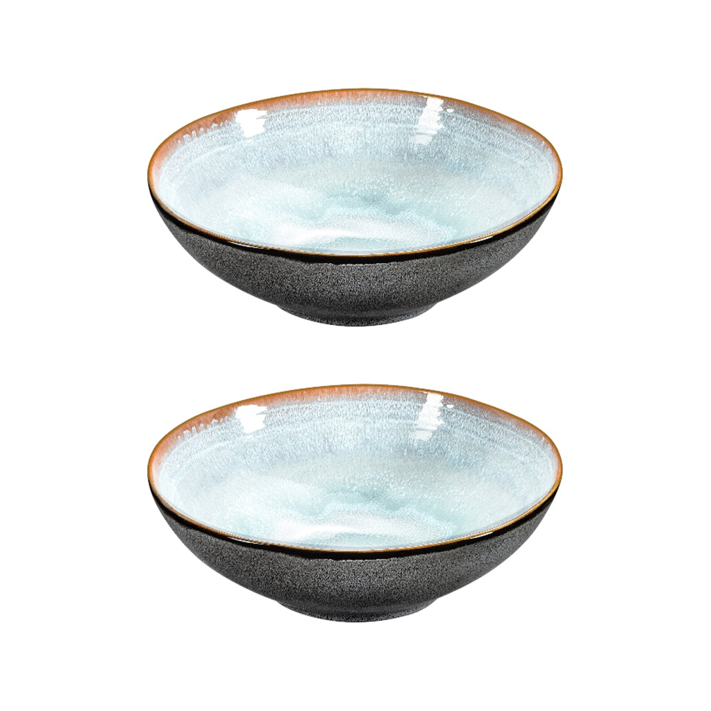 Médard de Noblat - Saladier Shadow Aqua 24 cm (lot de 2)