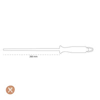 Wusthof - Aanzetstaal 26 cm dun Wusthof 