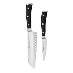 Wüsthof - Coffret de 2 couteaux Classic Ikon - Santoku + Couteau de bureau