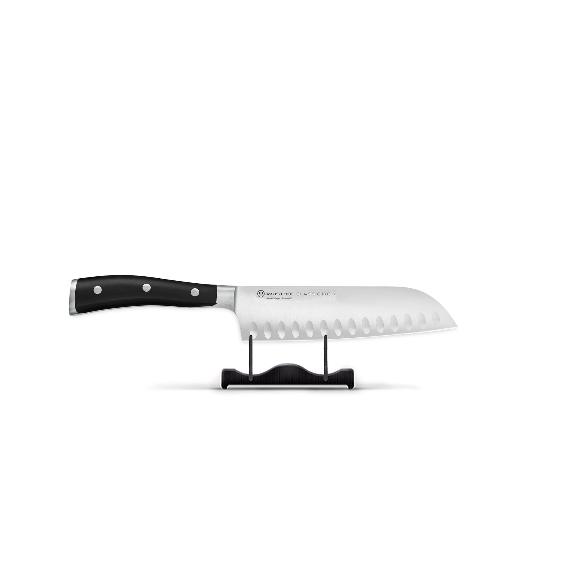 Wusthof - Classic Ikon Santoku met kuiltjes 17 cm Santokumes Wusthof 