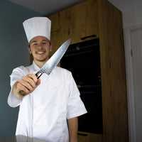 Epoxy Onyx - Damascus Koksmes 20 cm Shinrai Japan 